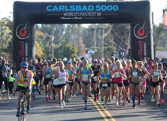 Race to the finish line or your next discovery, Carlsbad active events run throughout the year