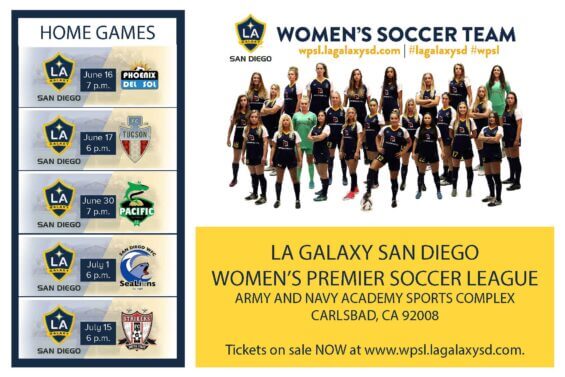 GOAL! LA Galaxy San Diego Futbol Team Calls Carlsbad Home