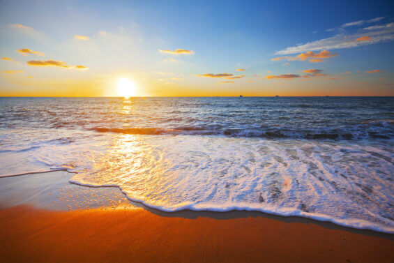 Ride the barrels or stroll in the sand